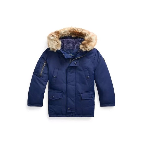 Polo by Ralph Lauren Other - Polo Ralph Lauren Boys Water Resistant Parka Jacket Navy Size 2T 2